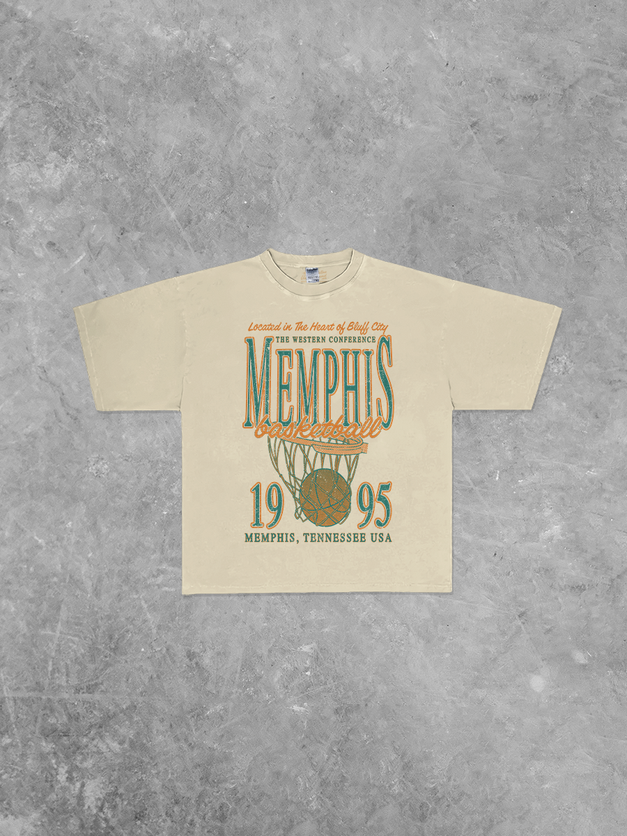 Underground Original Design: Memphis Basketball Boxy Oversized TShirt