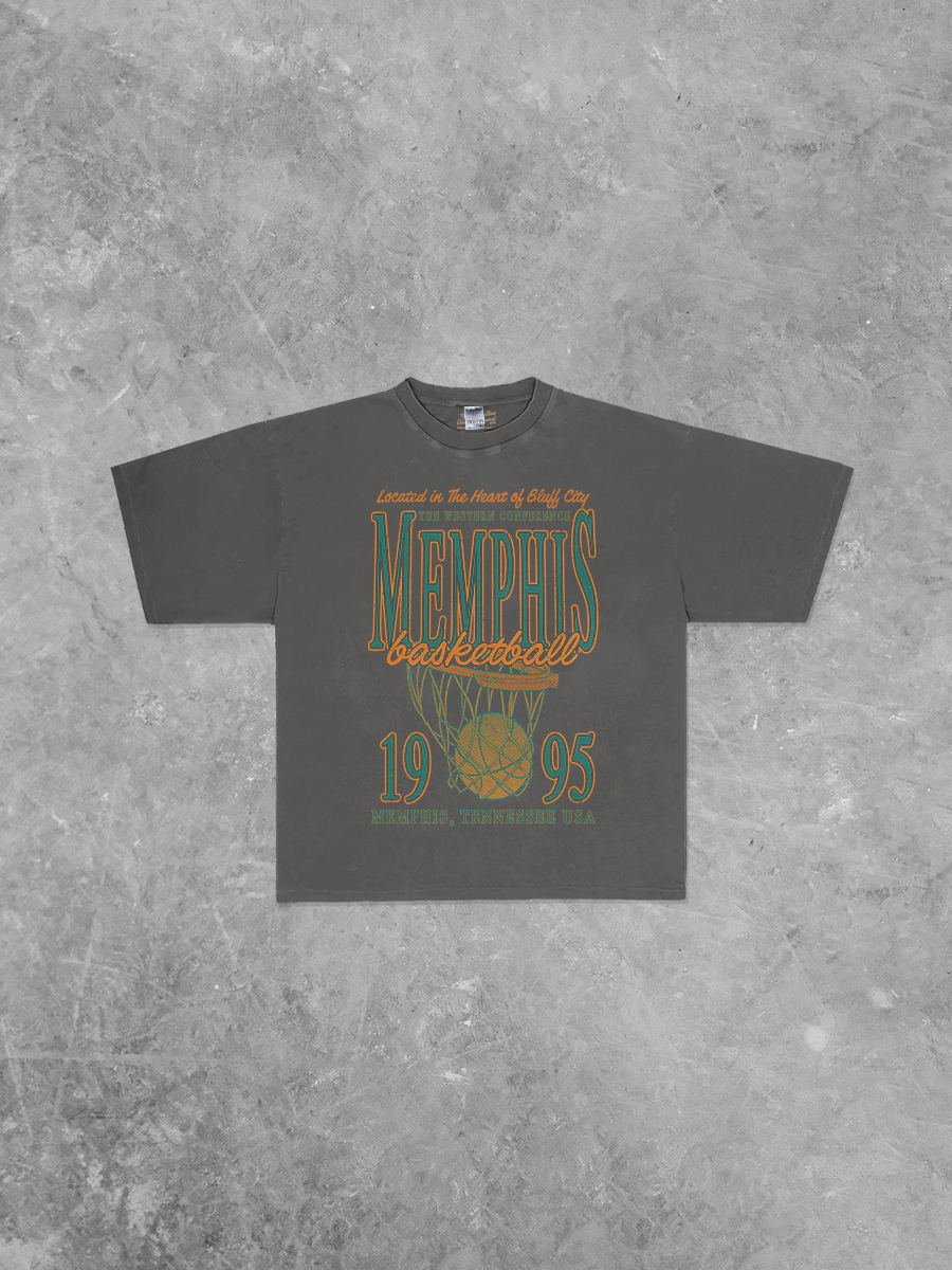 Underground Original Design: Memphis Basketball Boxy Oversized TShirt