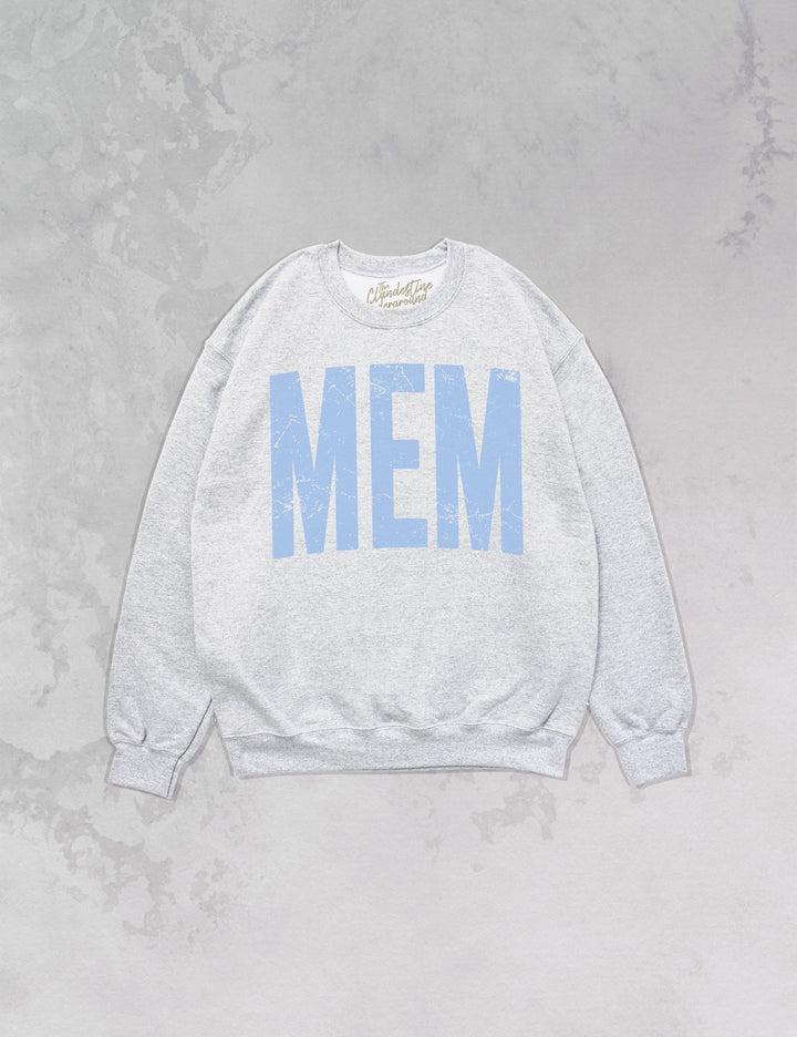 Underground Original Design: MEM | Memphis, TN Oversized 90's Sweatshirt