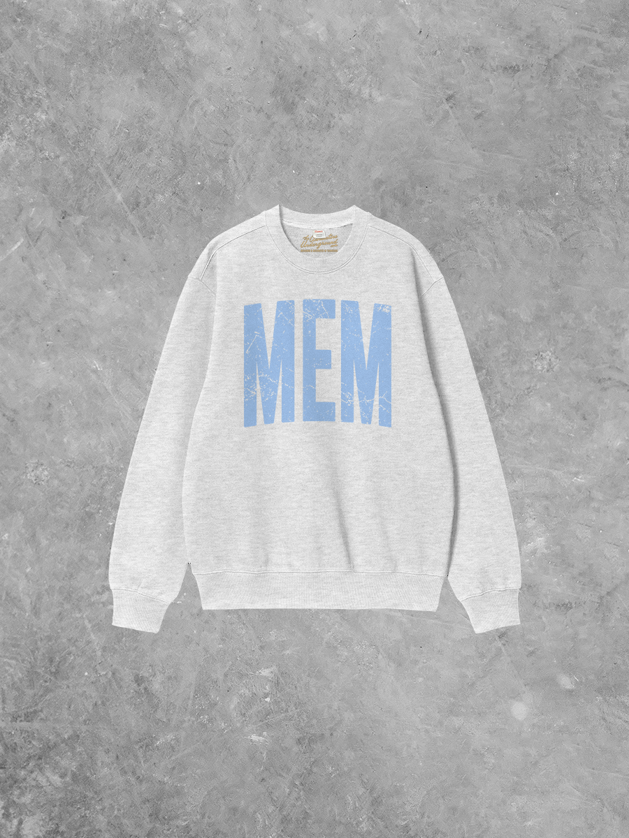Underground Original Design: MEM | Memphis, TN Boxy Cotton Sweatshirt