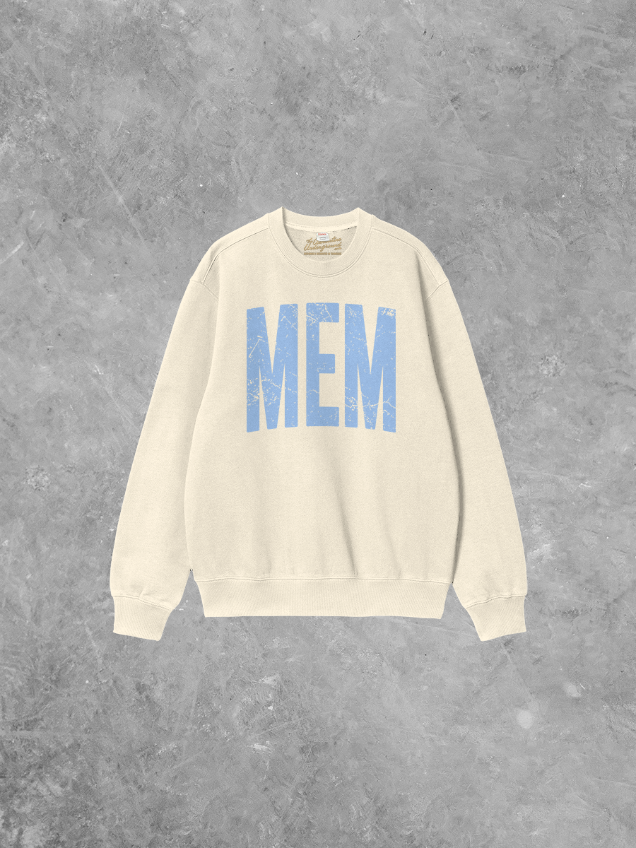 Underground Original Design: MEM | Memphis, TN Boxy Cotton Sweatshirt