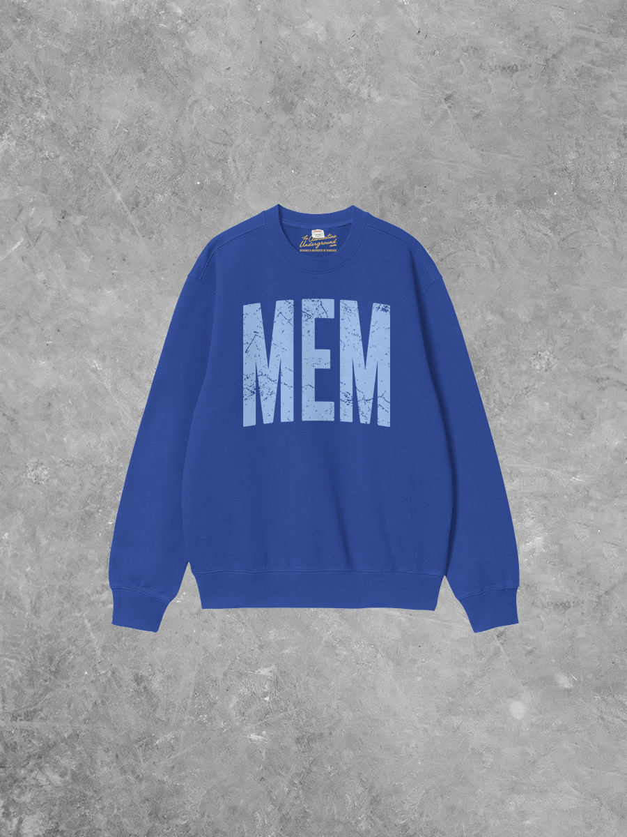 Underground Original Design: MEM | Memphis, TN Boxy Cotton Sweatshirt