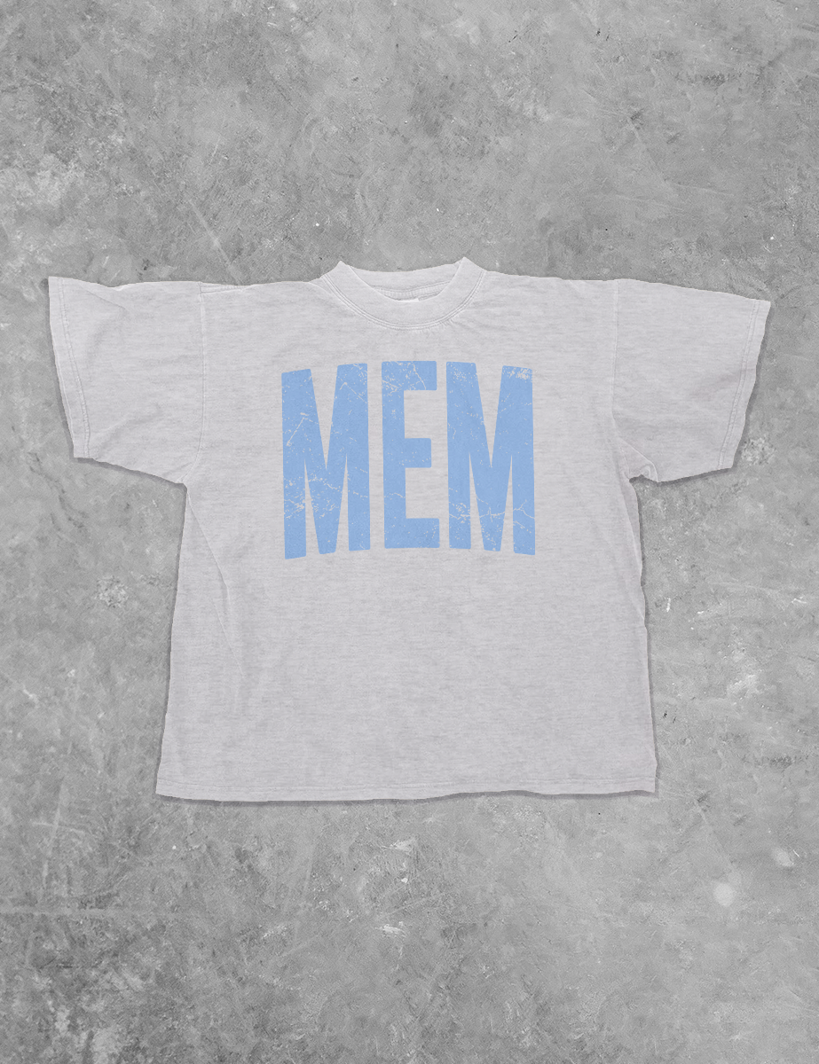 Underground Original Design: Memphis, TN Game Day Boxy Cotton TShirt