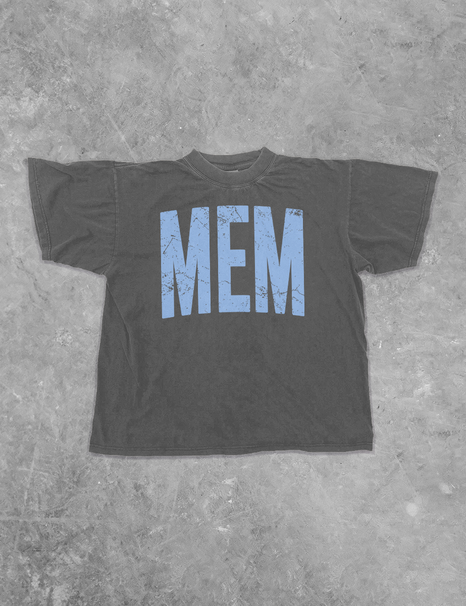 Underground Original Design: Memphis, TN Game Day Boxy Cotton TShirt