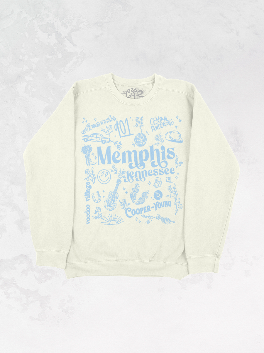 Memphis Sweatshirt Memphis Crewneck Sweatshirt Retro Memphis 