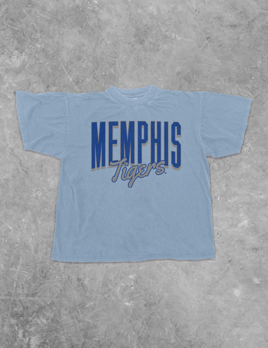 Underground Original Design: Memphis Tigers, Game Day Boxy Cotton TShirt