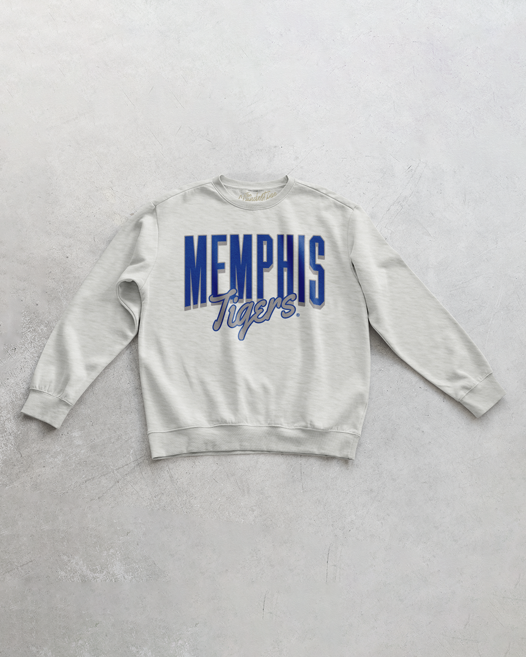 Underground Original Design: Memphis Tigers Cursive, Game Day Oversized Sweatshirt