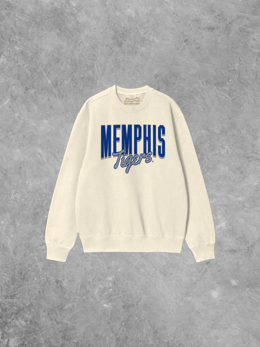 Underground Original Design: Memphis Tigers, Game Day Boxy Cotton Sweatshirt