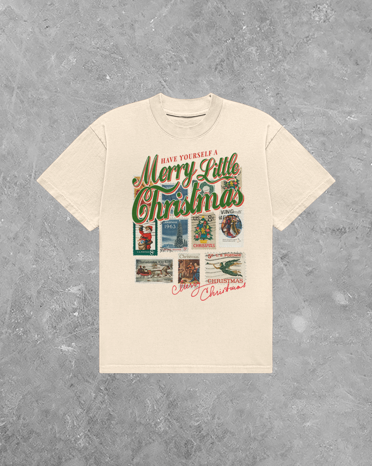 Underground OG: Have a Merry Christmas, Holiday Stamps AA Cotton T-Shirt