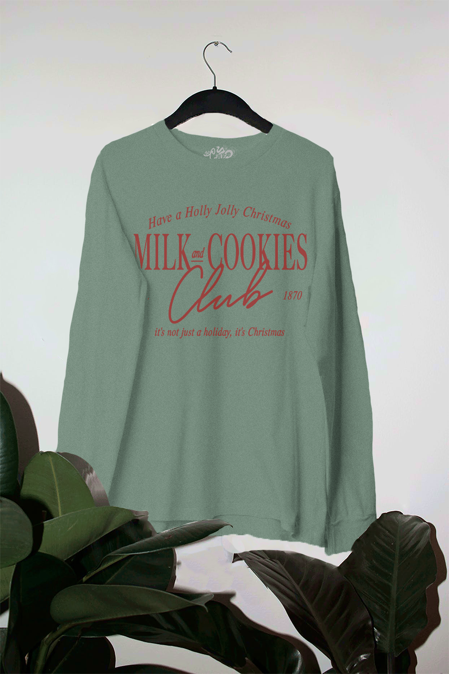 Underground Original Design: Milk & Cookies Club Long Sleeve Oversized TShirt