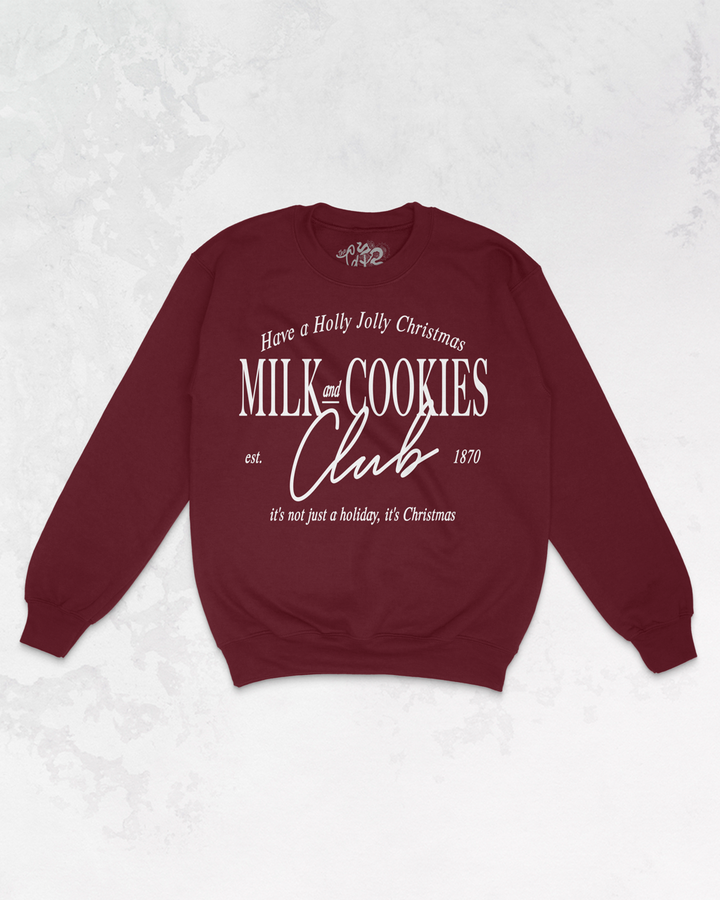 Underground Original Design: Milk & Cookies Club Oversized 90's Sweatshirt
