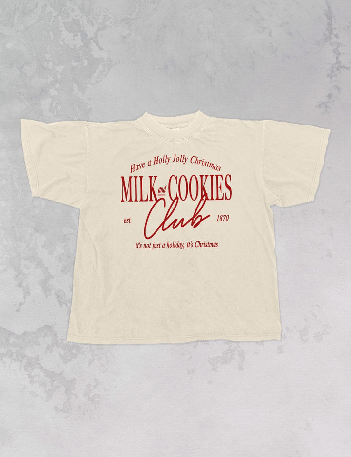 Underground Original Design: Milk & Cookies Club Oversized T-Shirt