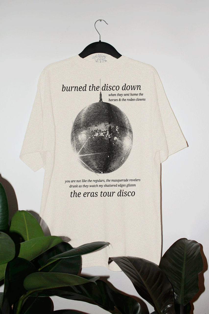 Underground Original Design: Eras Tour Disco, Mirrorball Oversized TShirt