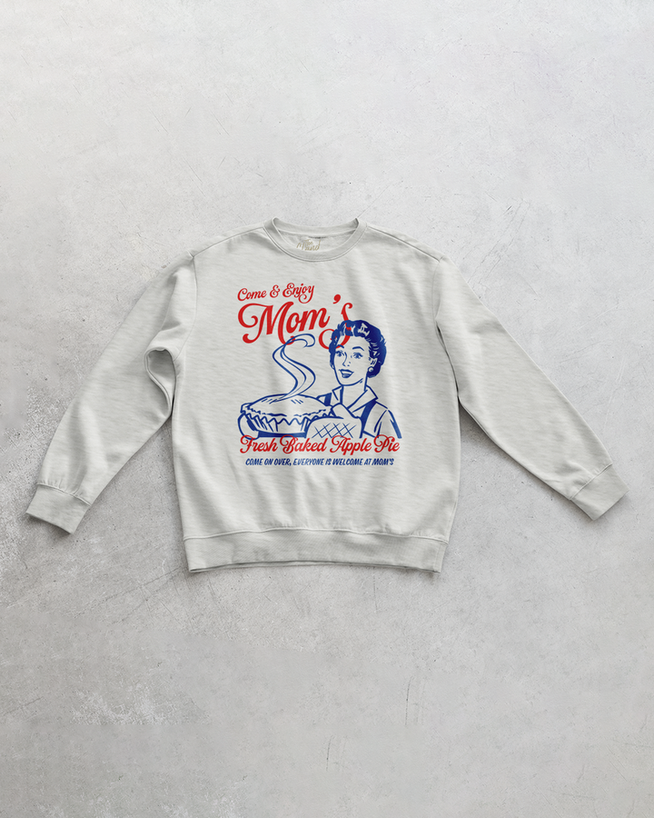 Underground Original Design: Mom's Apple Pie, Mothers Day Oversized Sweatshirt