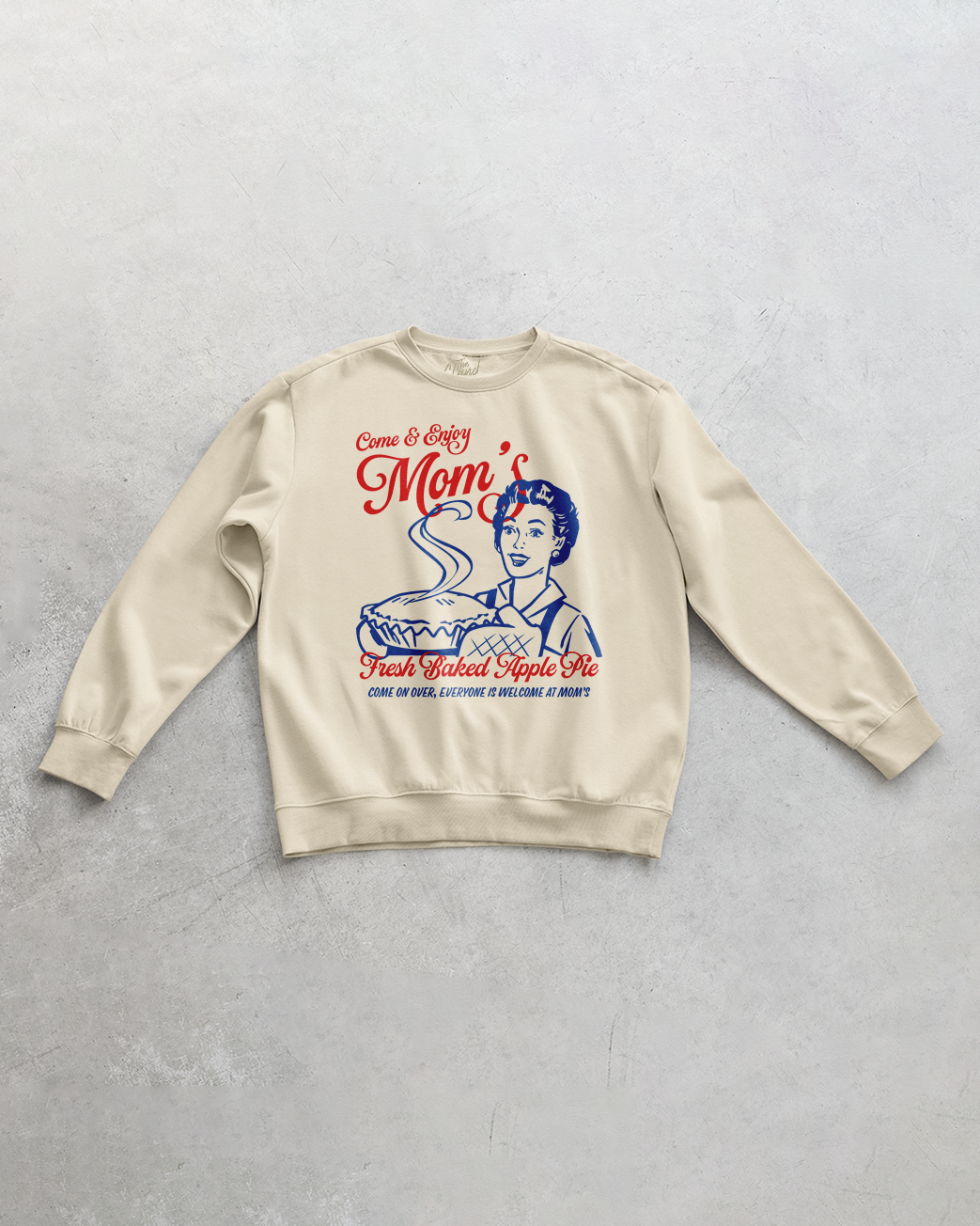 Underground Original Design: Mom's Apple Pie, Mothers Day Oversized Sweatshirt