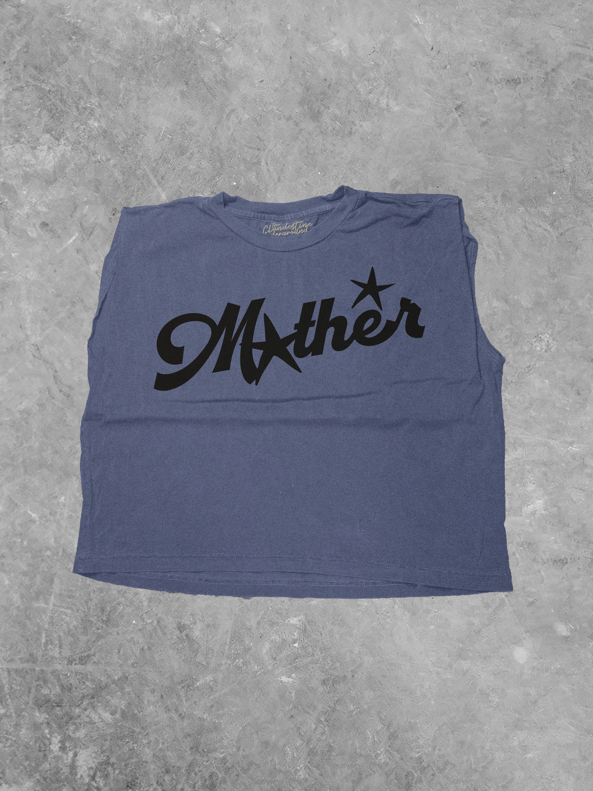Mother, Star Detail Cropped Muscle Tank
