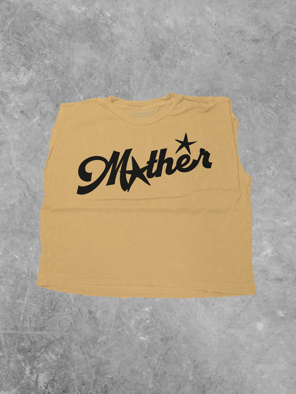 Mother, Star Detail Cropped Muscle Tank
