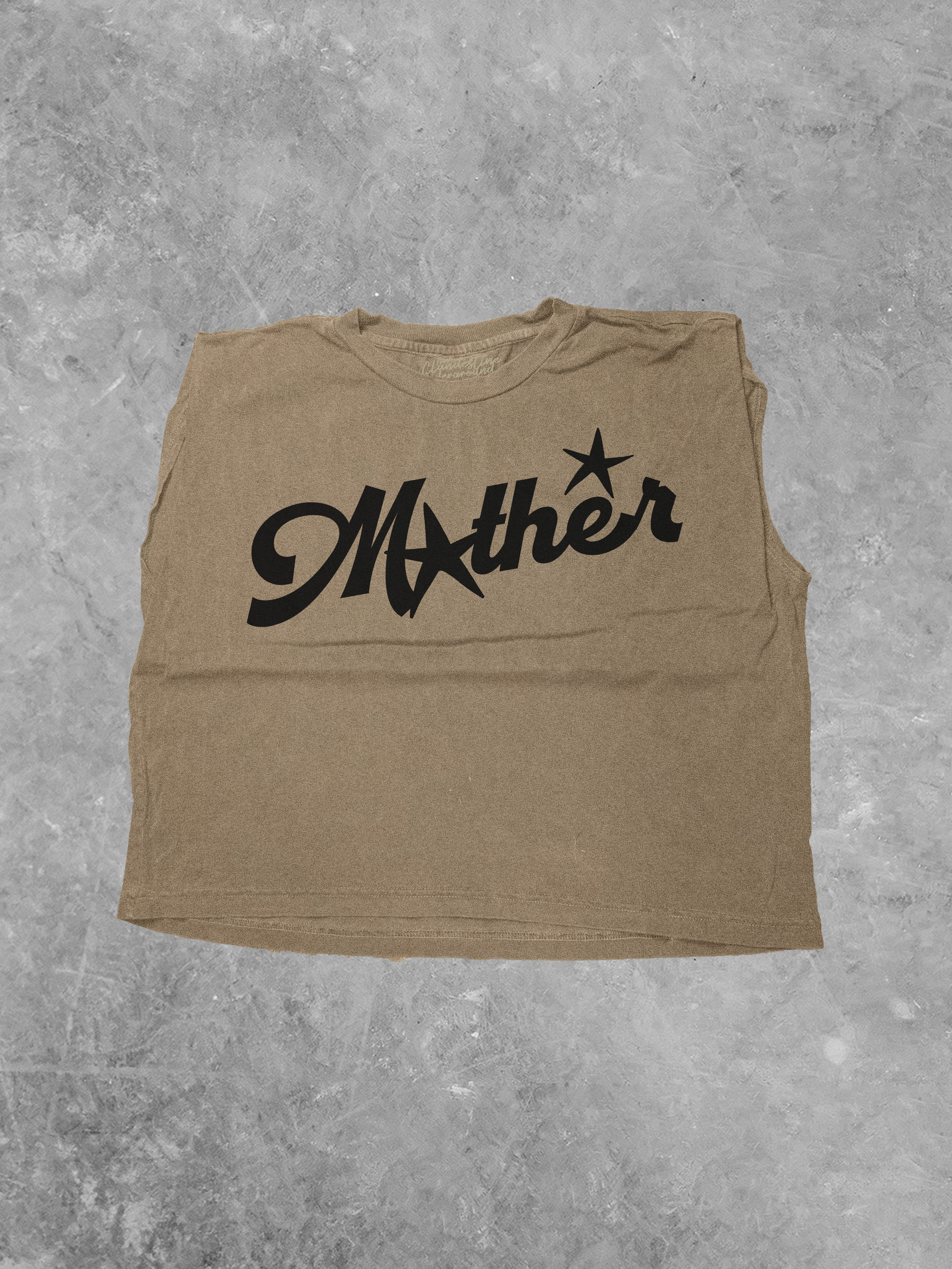 Mother, Star Detail Cropped Muscle Tank