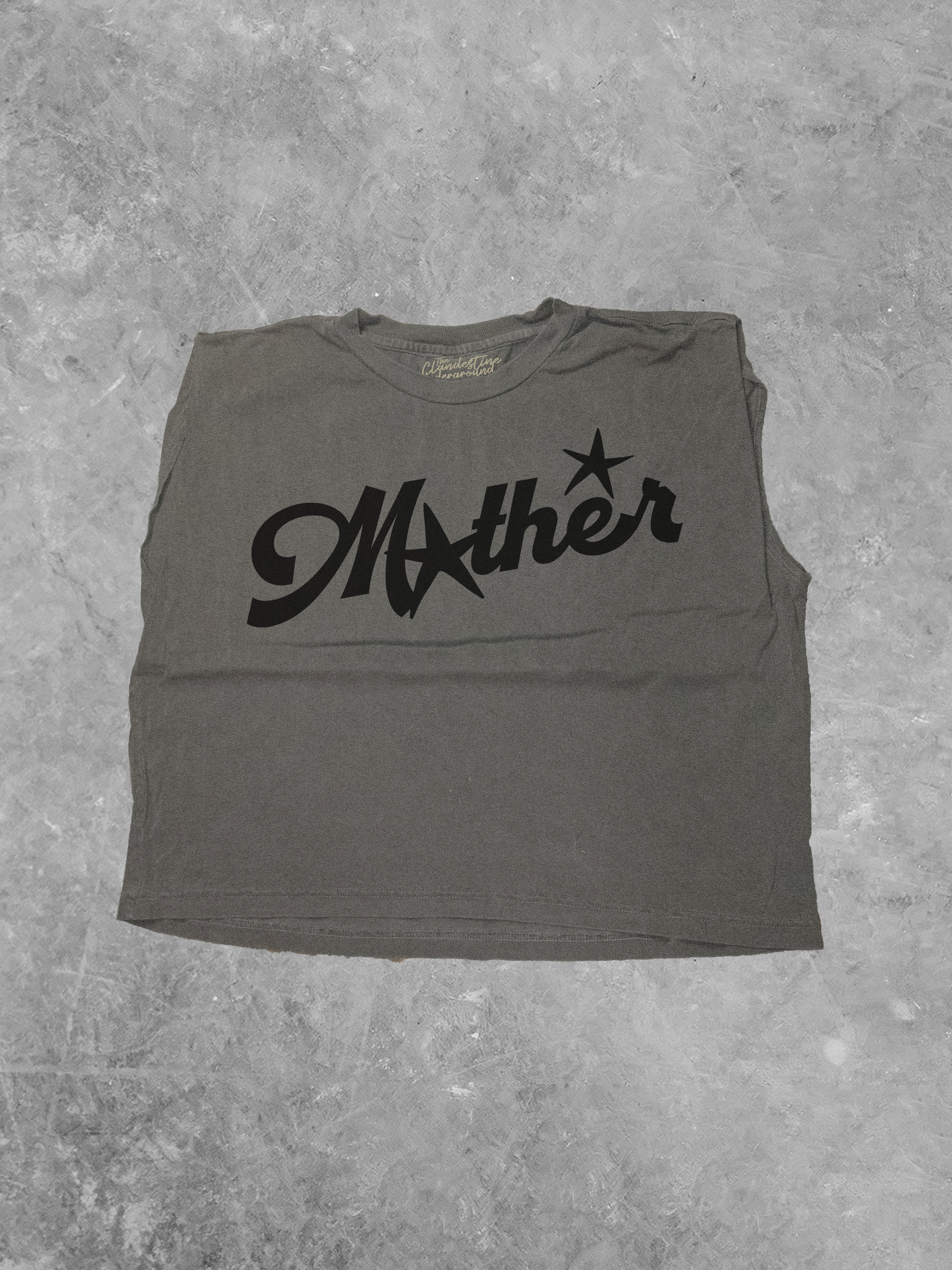 Mother, Star Detail Cropped Muscle Tank