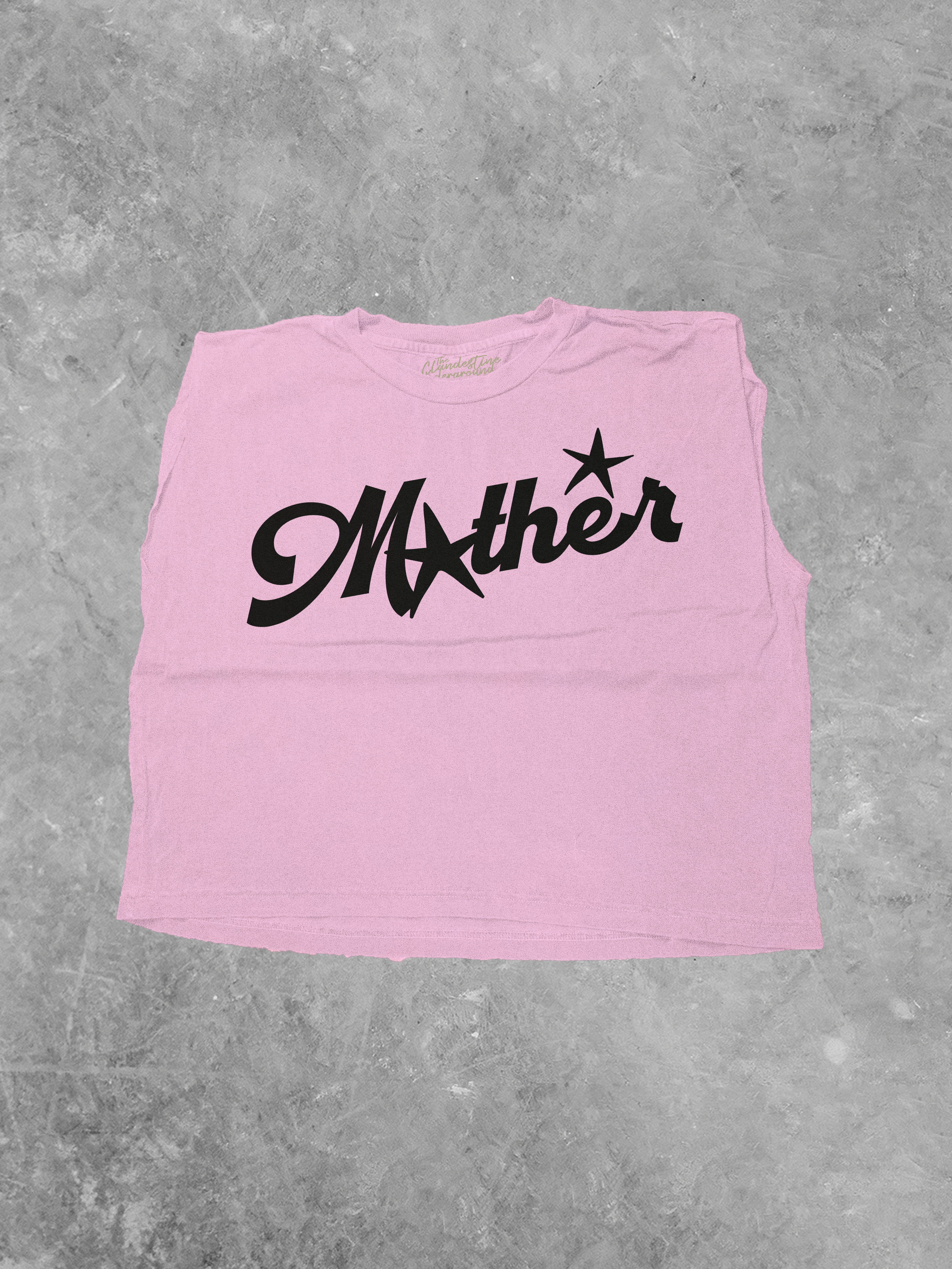 Mother, Star Detail Cropped Muscle Tank