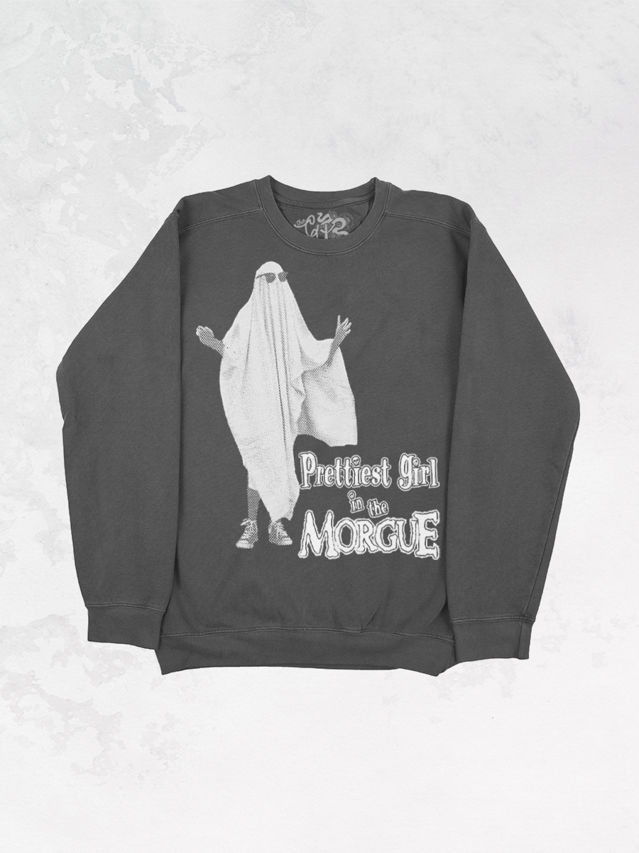 Underground Original Design: Prettiest Girl in the Morgue Oversized Sweatshirt