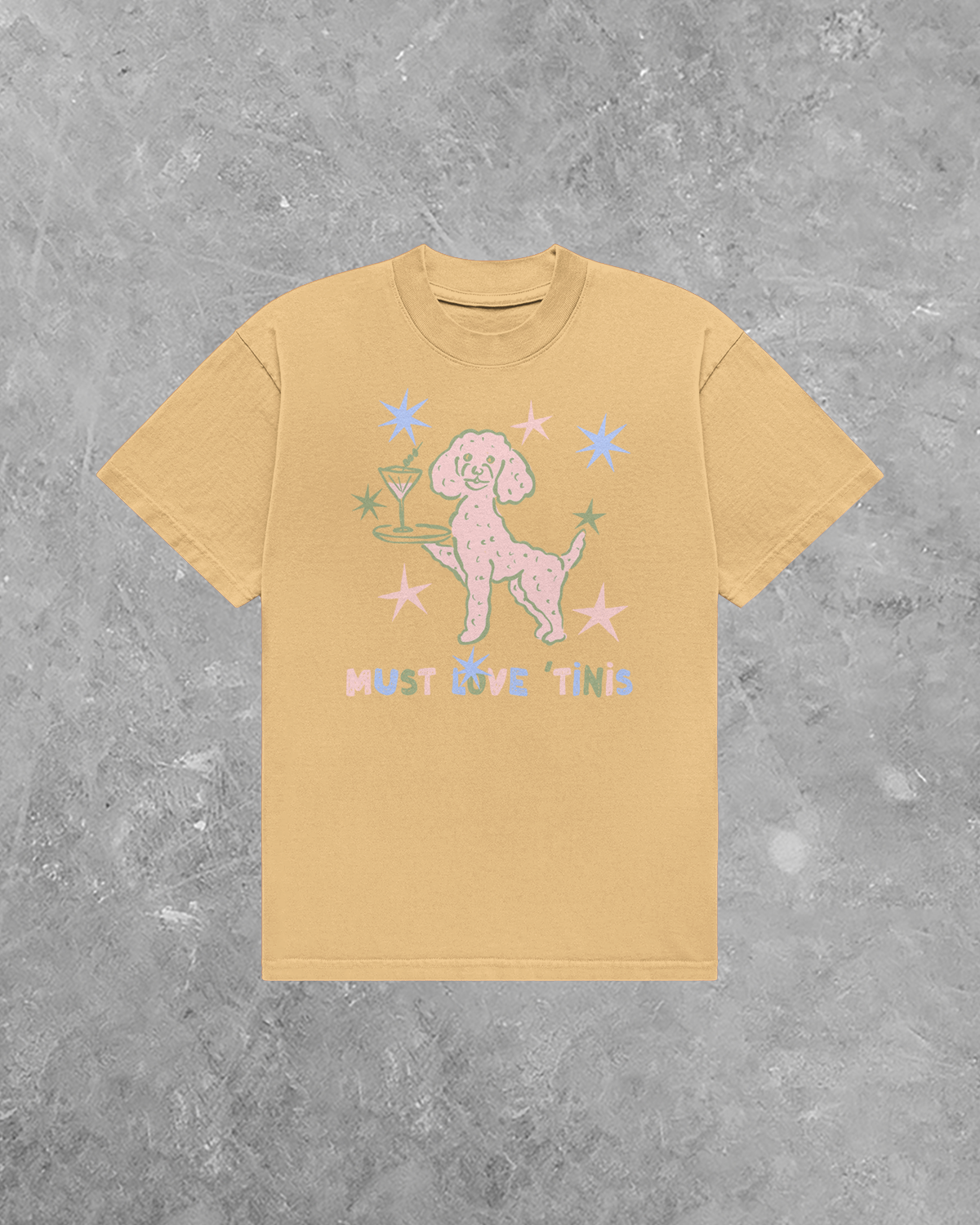 Must Love Tinis, Dogs & Martinis AA Cotton TShirt