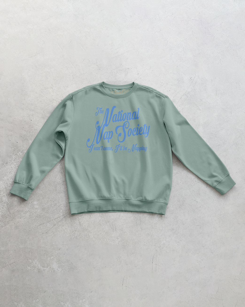 Underground Original Design: National Nap Society Oversized 90's Sweatshirt