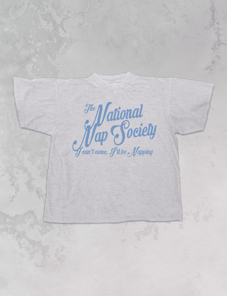 Underground Original Design: National Nap Society, Lifestyle Oversized T-Shirt