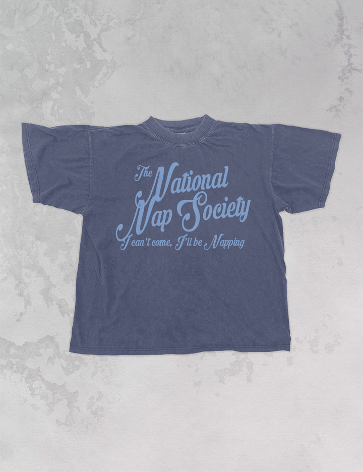 Underground Original Design: National Nap Society, Lifestyle Oversized T-Shirt