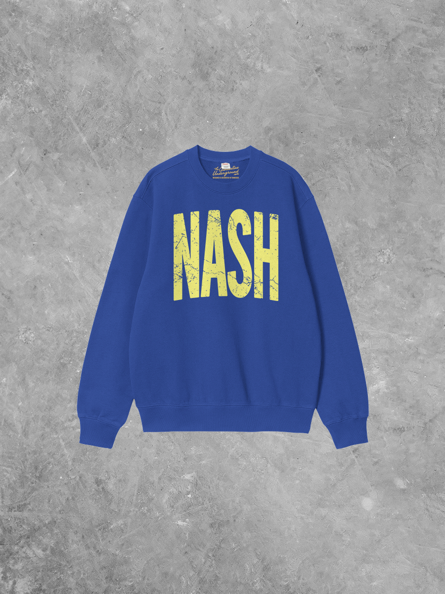 Underground Original Design: NASH | Nashville, Tennessee Boxy Cotton Sweatshirt