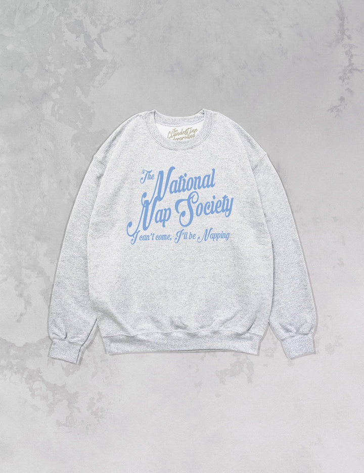 Underground Original Design: National Nap Society Oversized 90's Sweatshirt