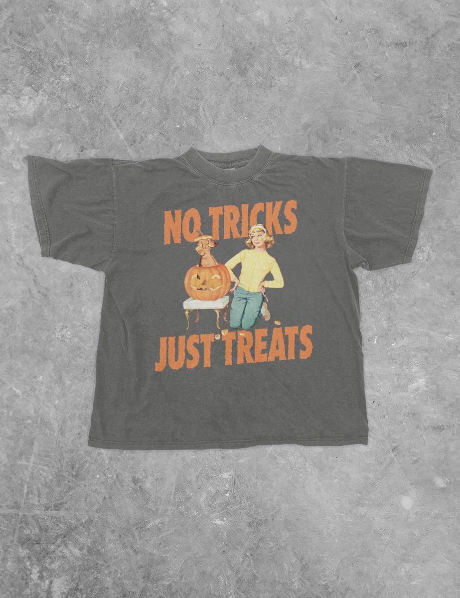 No Tricks Just Treats, BC Boxy Cotton T-Shirt