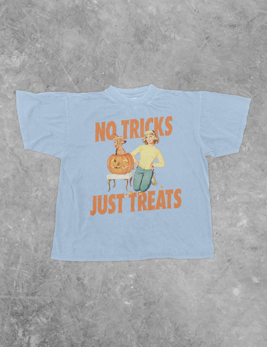 No Tricks Just Treats, BC Boxy Cotton T-Shirt