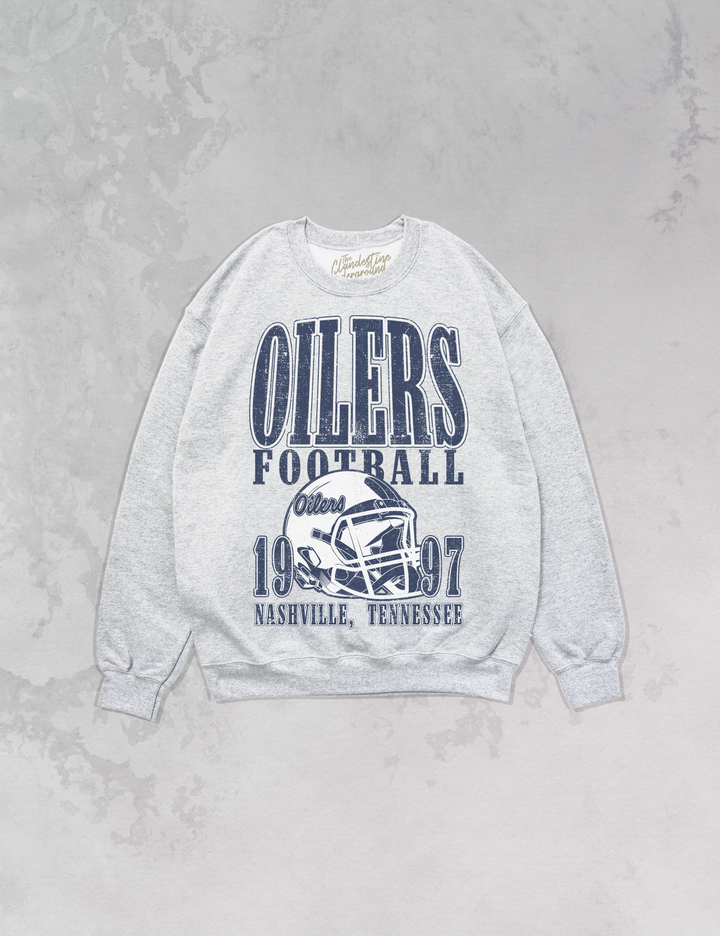 Underground Original Design: Oilers Football Oversized 90's Sweatshirt