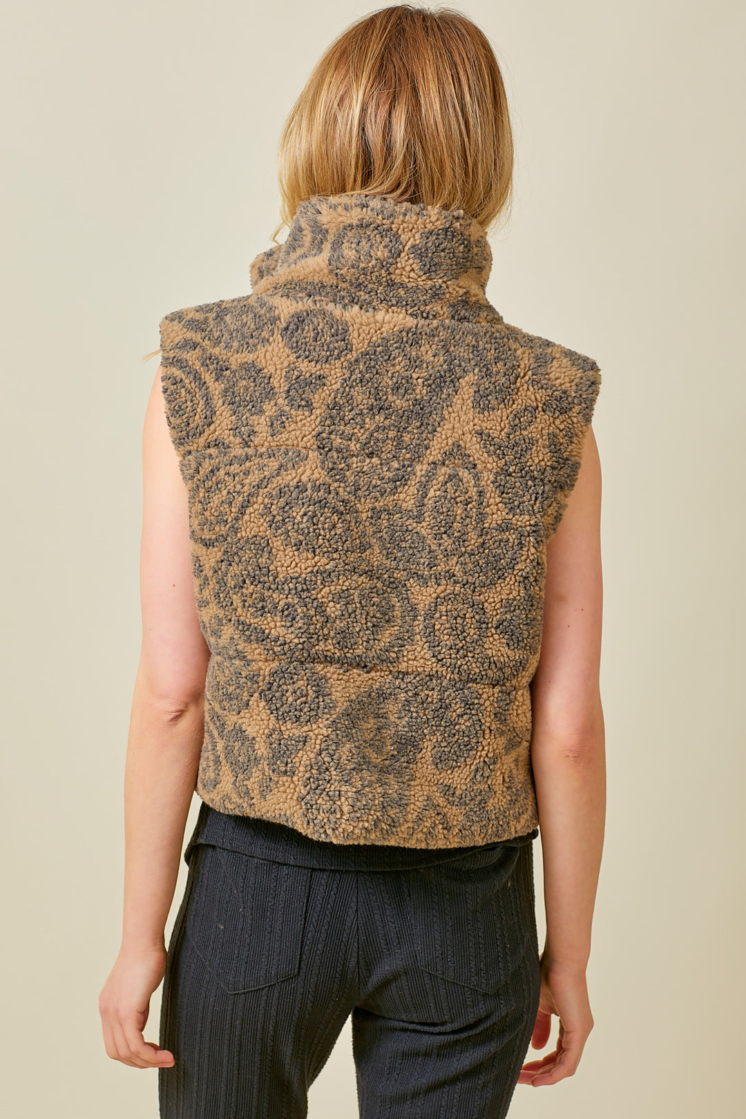 Paisley 70's Fleece Vest