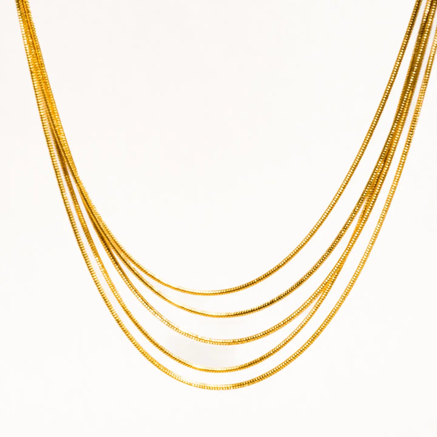 Multi String Stacked Necklace