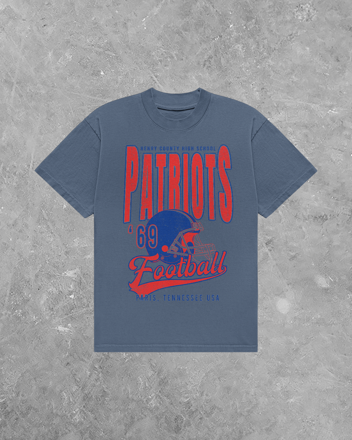 Underground OG: HCHS Patriots Football AA Cotton TShirt