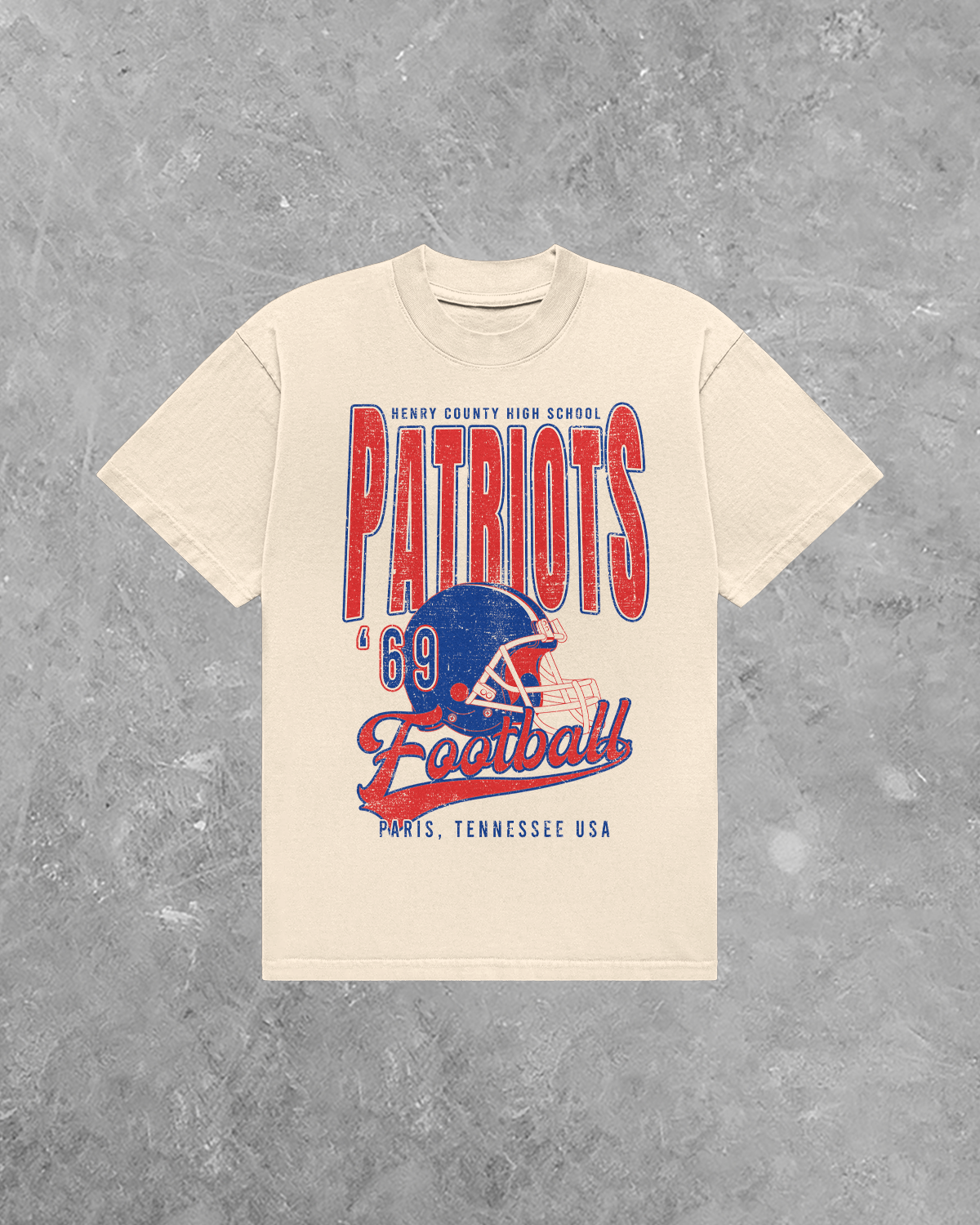 Underground OG: HCHS Patriots Football AA Cotton TShirt