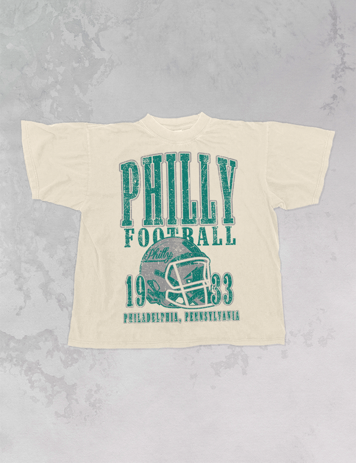 Underground Original Design: 90's Vintage Philly Football Oversized TShirt