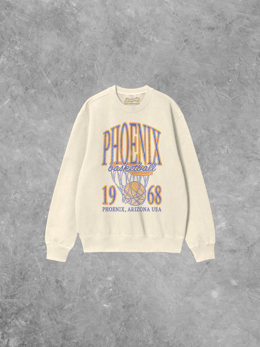 Underground Original Design: Phoenix Basketball Boxy Cotton Sweatshirt