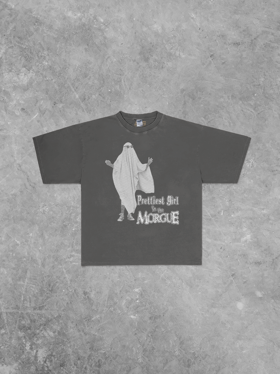 Prettiest Girl in the Morgue Boxy Oversized T-Shirt