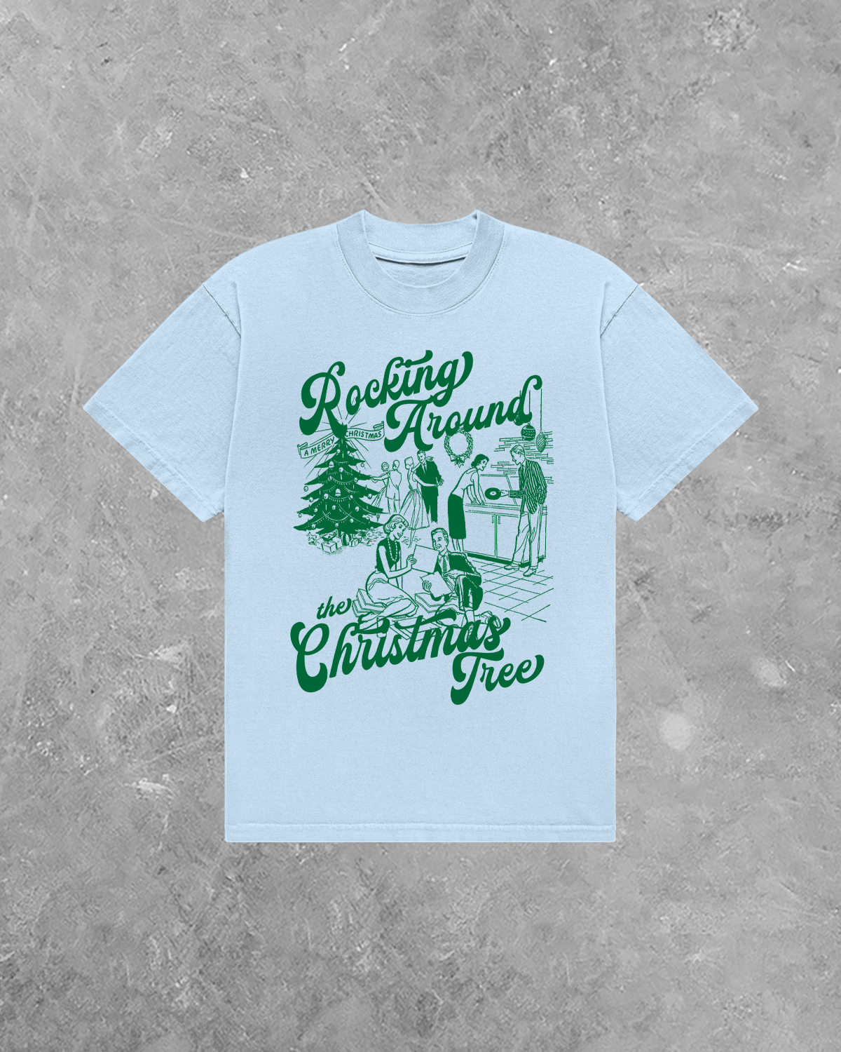 Underground OG: Rocking Around the Christmas Tree AA Cotton T-Shirt