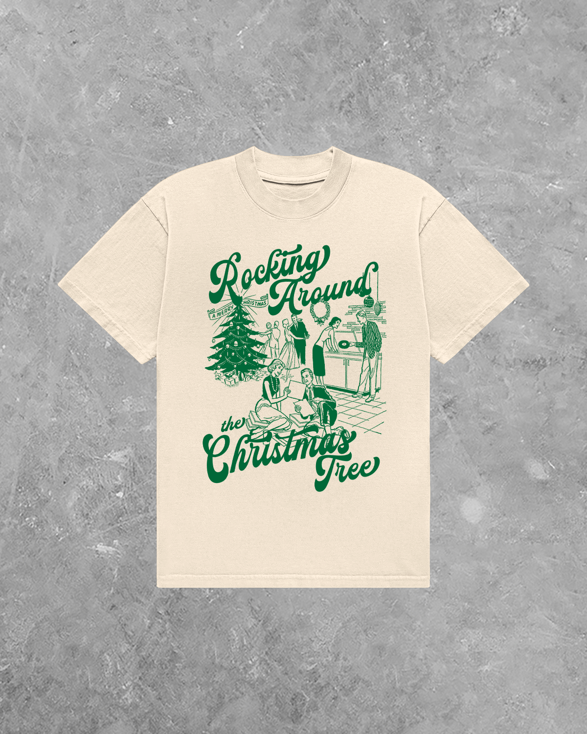 Underground OG: Rocking Around the Christmas Tree AA Cotton T-Shirt