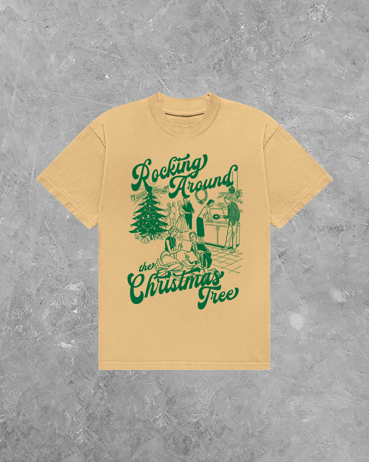 Underground OG: Rocking Around the Christmas Tree AA Cotton T-Shirt