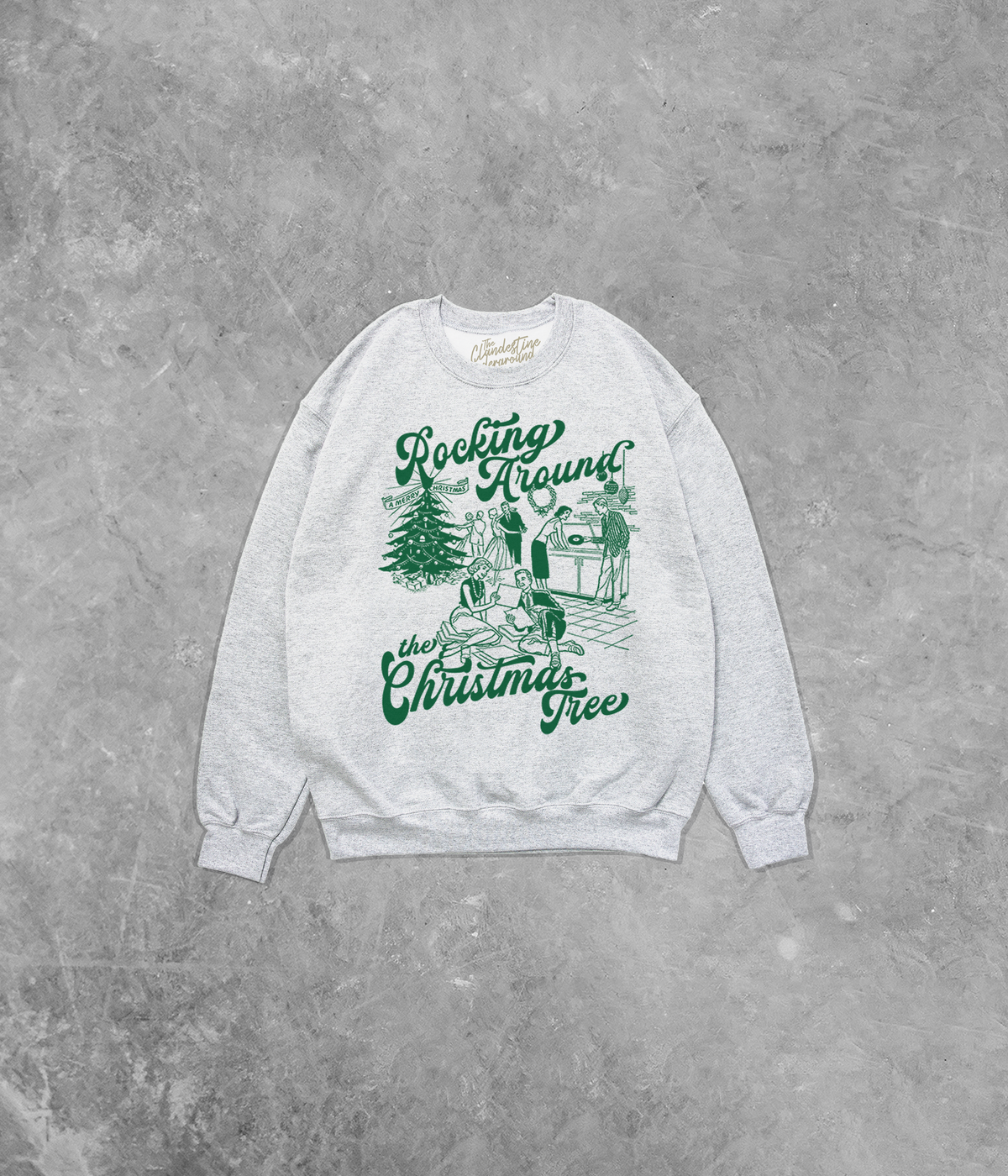 Underground OG: Rocking Around the Christmas Tree Gildan Cotton Blend Sweatshirt