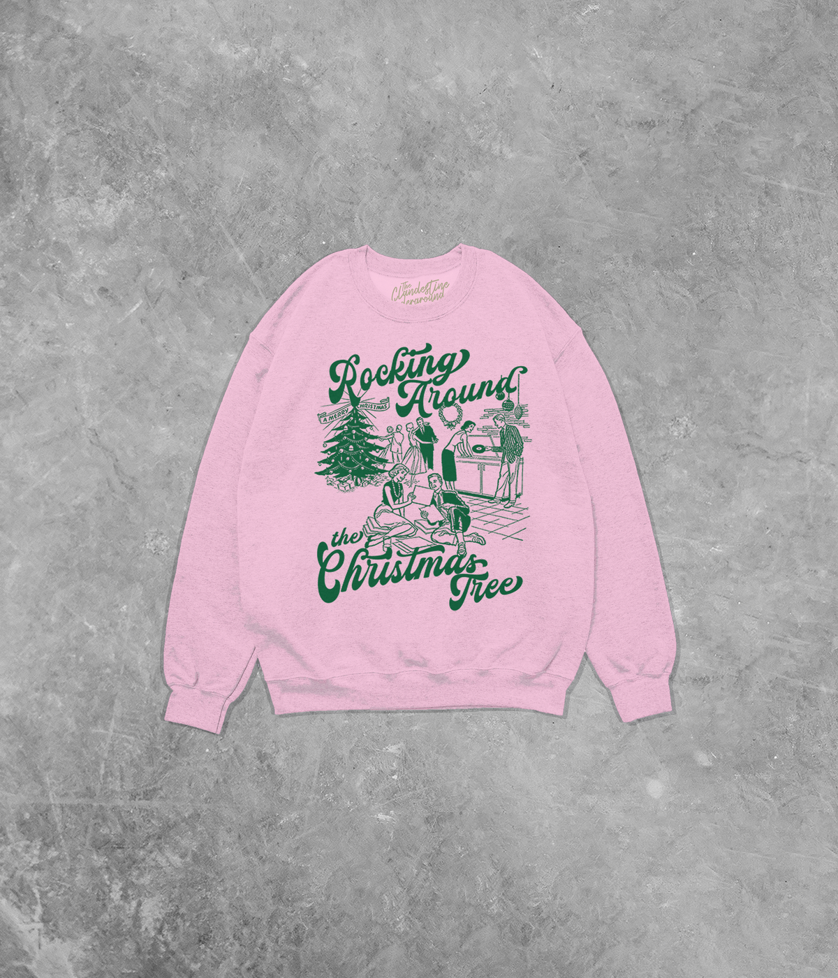 Underground OG: Rocking Around the Christmas Tree Gildan Cotton Blend Sweatshirt