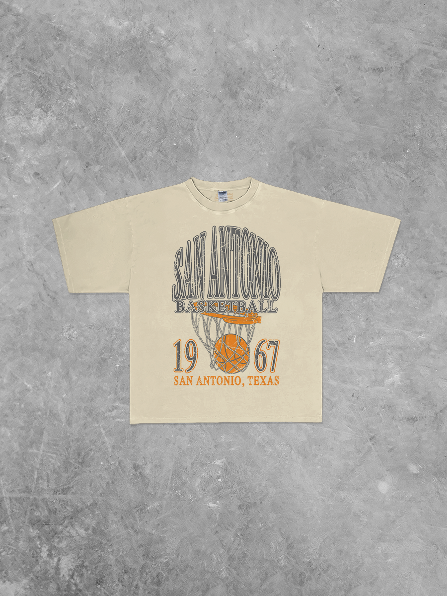 Underground Original Design: San Antonio Basketball Boxy Oversized TShirt