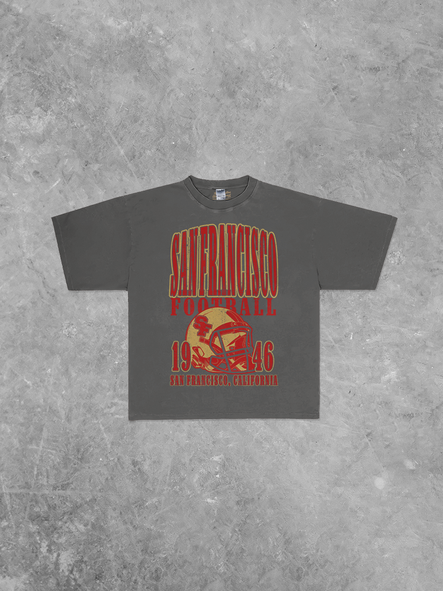 Underground Original Design: San Francsico Football Boxy Oversized TShirt