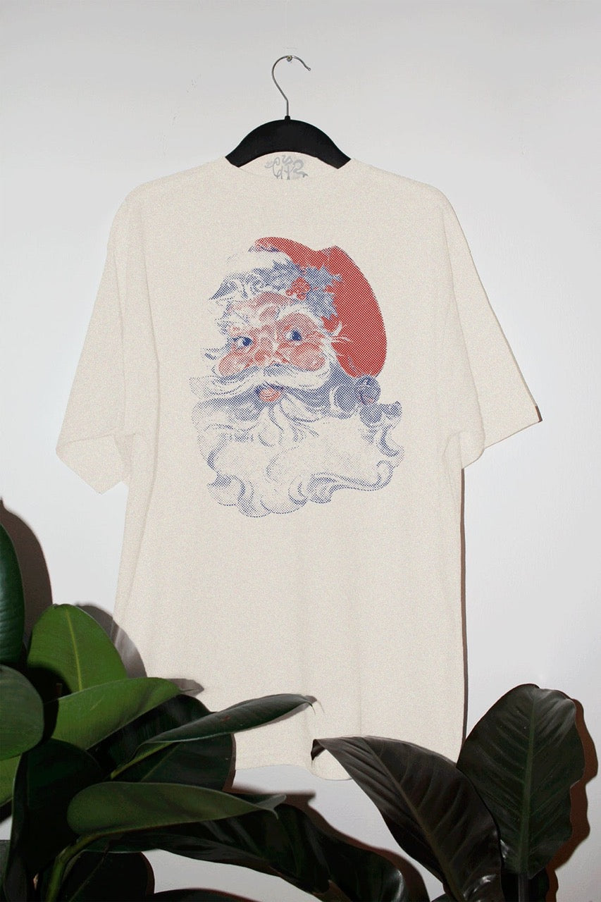 Underground Original Design: Retro Santa Oversized T-Shirt