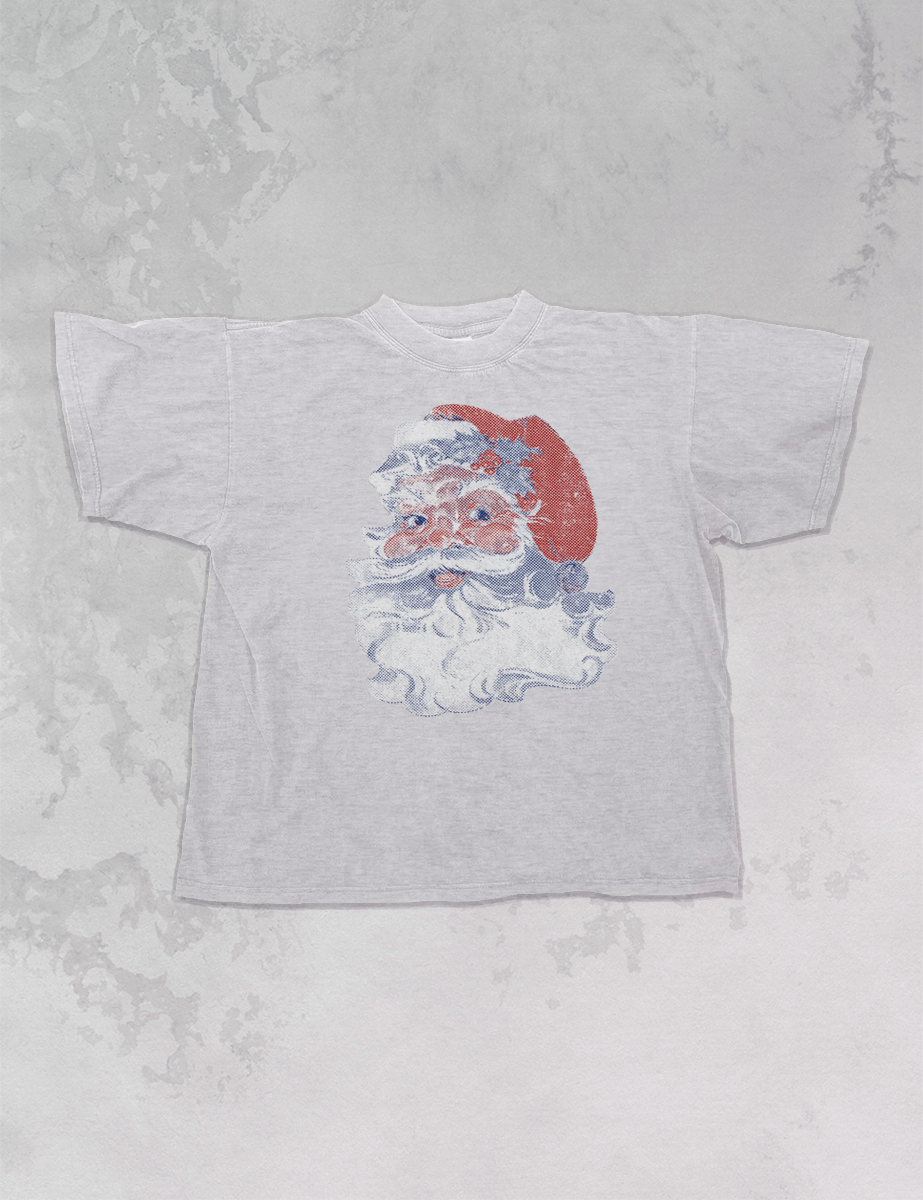 Underground Original Design: Retro Santa Oversized T-Shirt